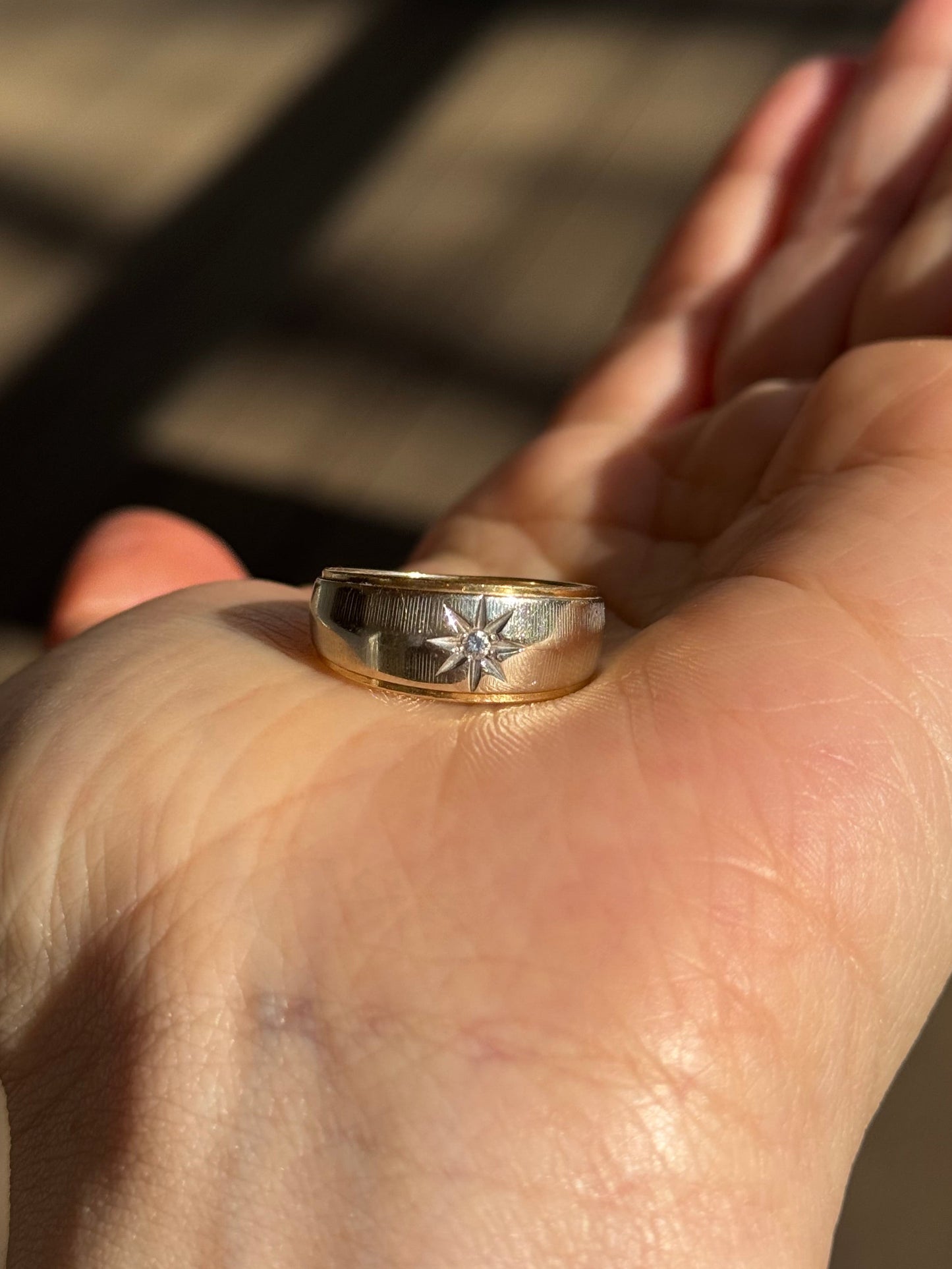 Two Tone Starset Diamond Band