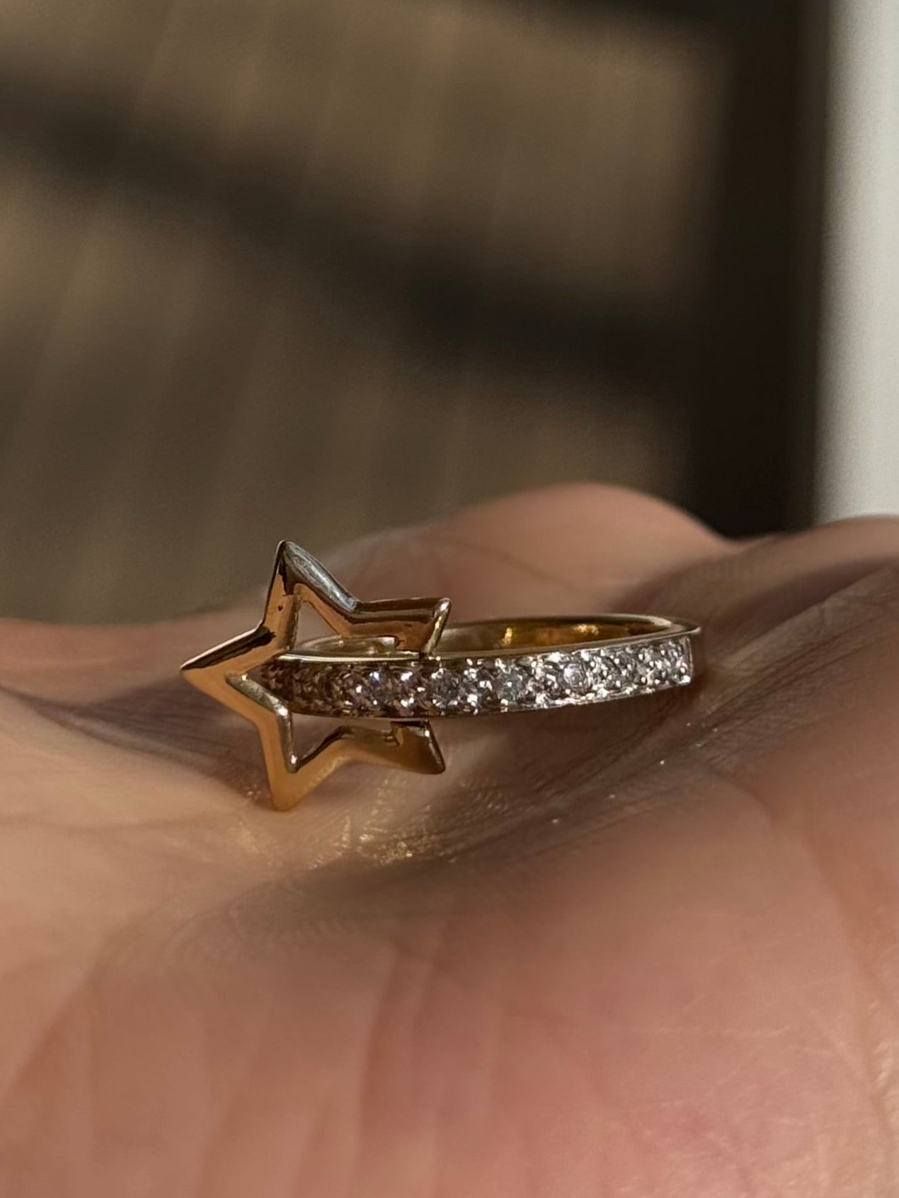 Diamond Star Motion Ring